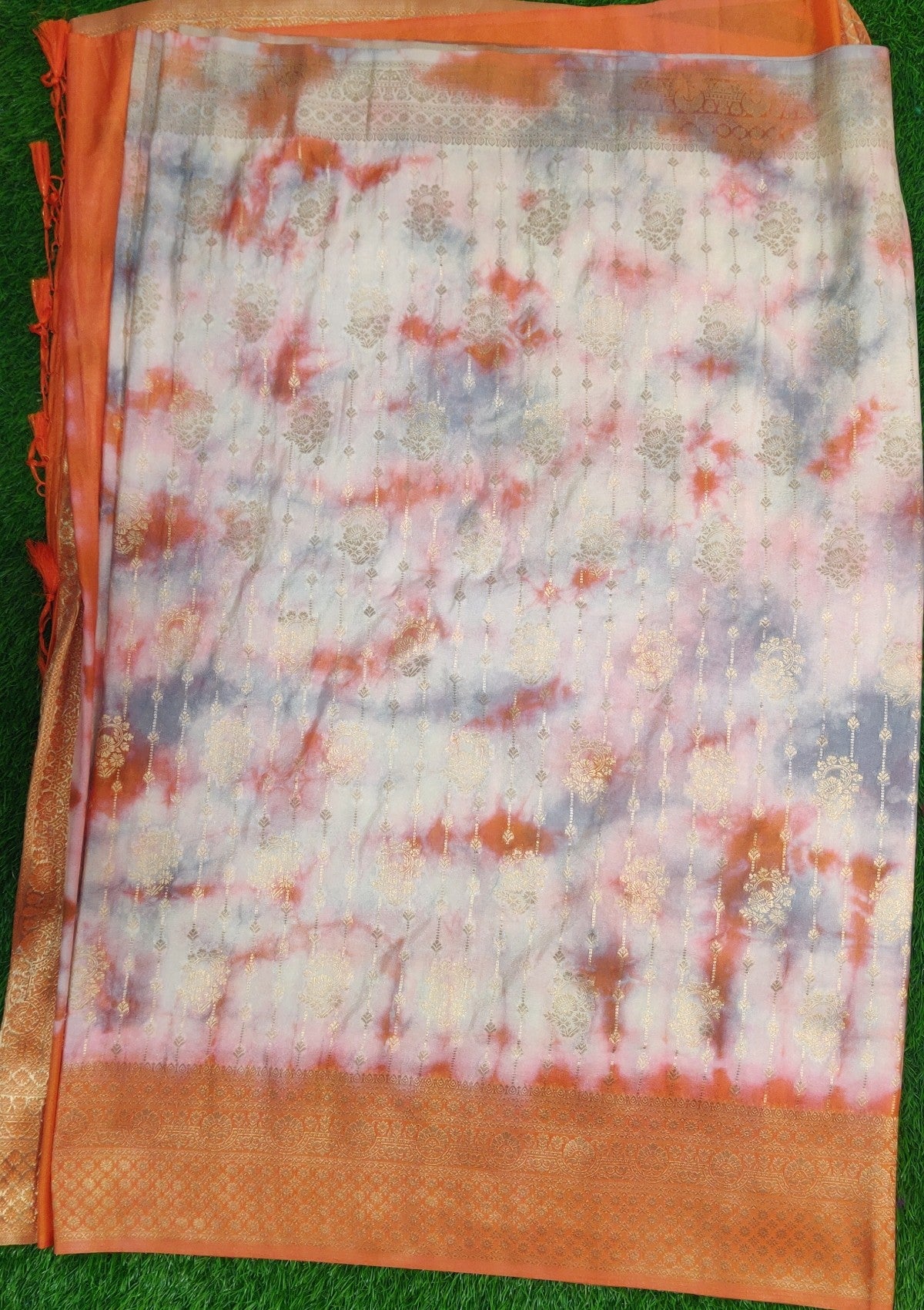 Banaras Shibori Printed Sarees