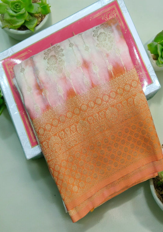 Banaras Shibori Printed Sarees