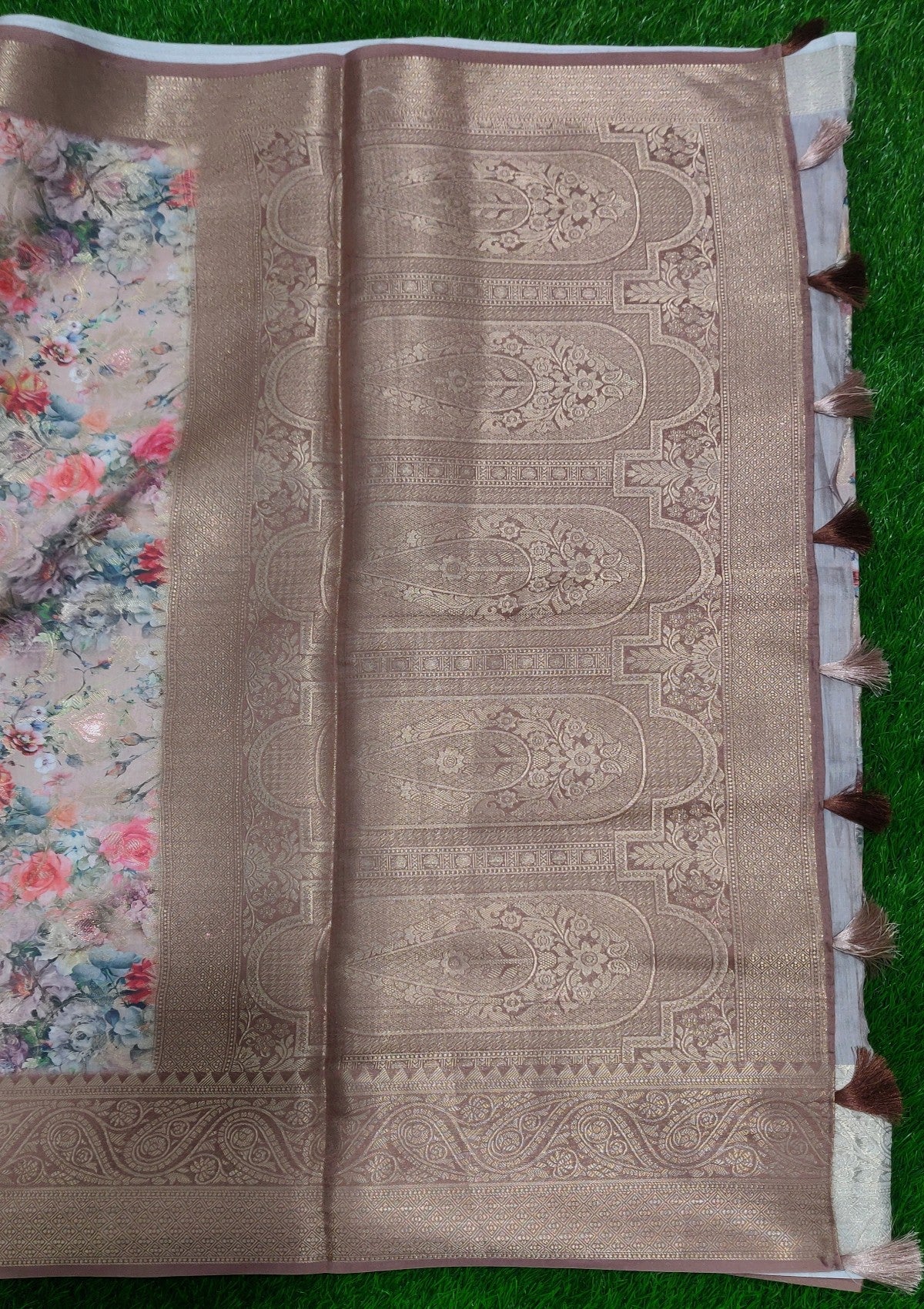 Muslin Digital Printed Sarees