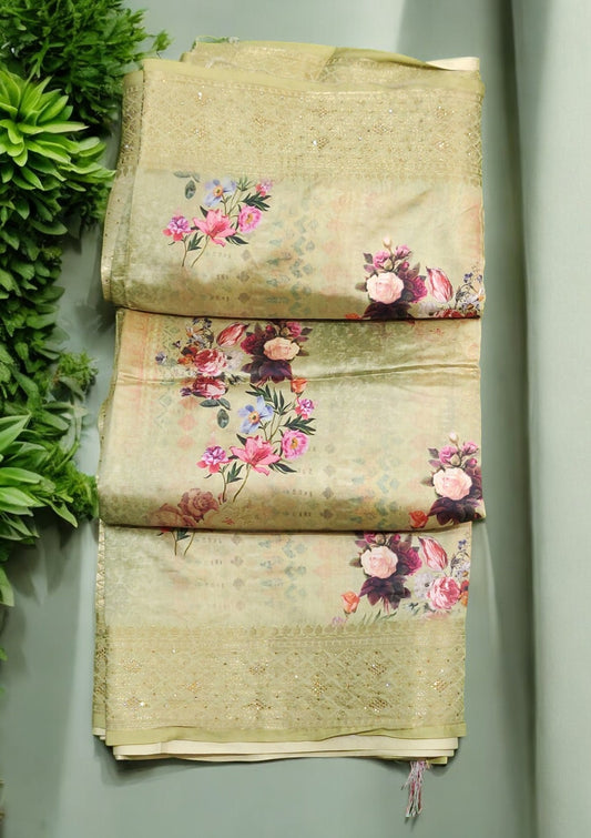 Meena Digital Printed Saree