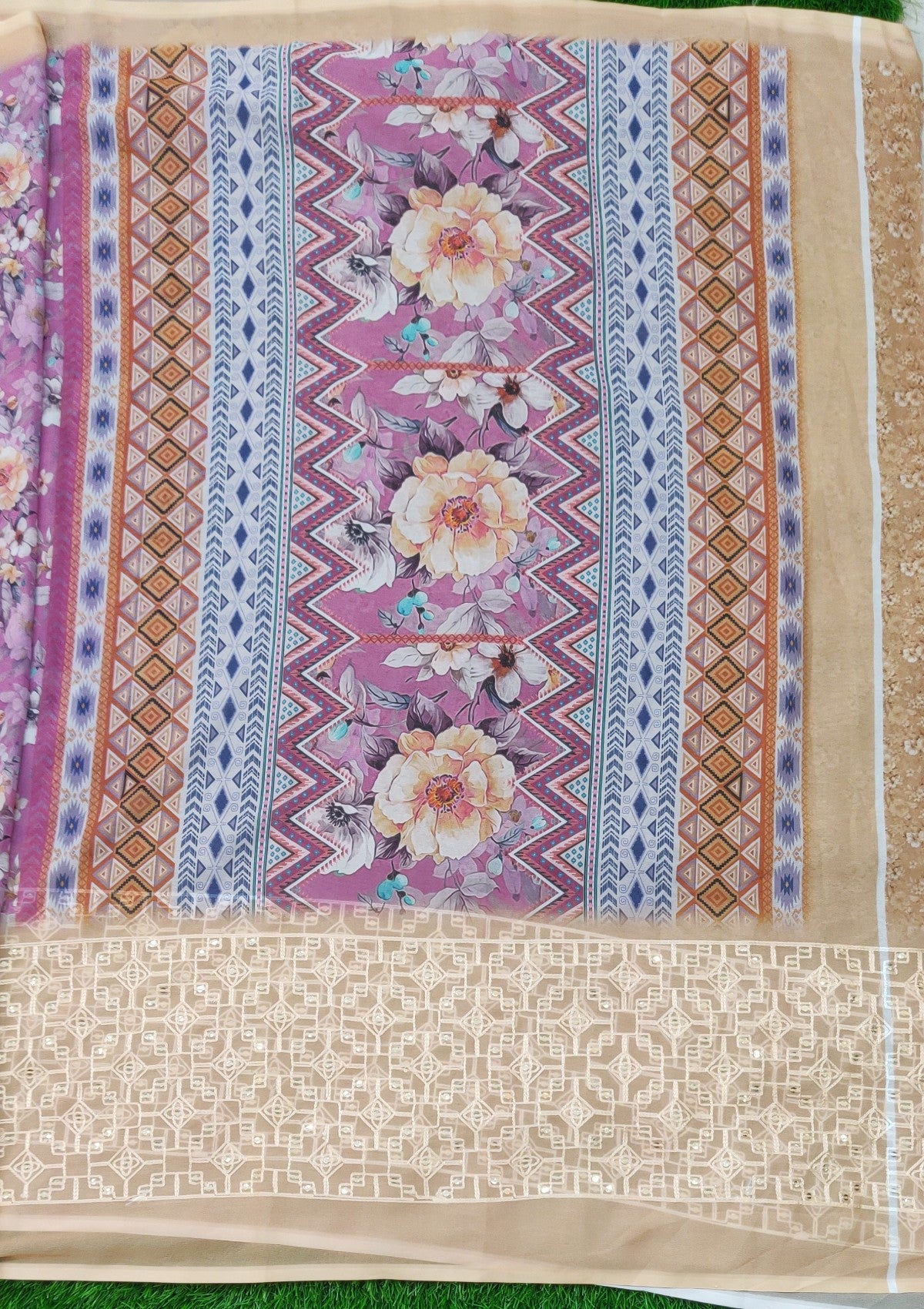 Georgette Printed Saree